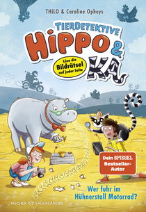 Buchcover von Animal Detectives Hippo & Ka: Löse die Bildrätsel auf jeder Seite