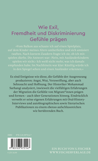 Zusatzmaterial 9783103975147 U4 von Jahre der Angst, Momente der Hoffnung: Eine Gefühlsgeschichte der Migration von Mohammad Sarhangi