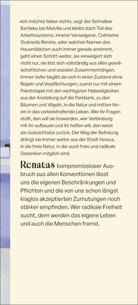 Zusatzmaterial KL 978 3 10 397654 0 vorne von Renata wasweißich: Roman von Catherine Guérard