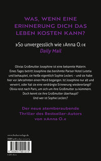 Zusatzmaterial 9783651001275 U4 von Sophie L.: Thriller von Matthew Blake