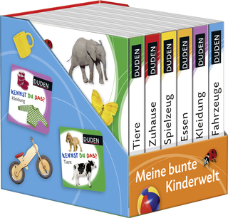 Buchcover von Duden 12+: Kennst du das? Meine bunte Kinderwelt (Würfel): 6 Mini-Bücher