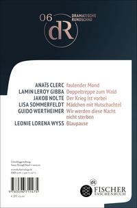 Zusatzmaterial 9783596711475 U4 von Dramatic Review 06 von Anaïs Clerc, Lamin Leroy Gibba, Jakob Nolte, Lisa Sommerfeldt, Guido Wertheimer, Leo Lorena Wyss