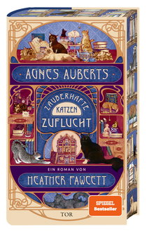 Buchcover von Agnes Auberts zauberhafte Katzenzuflucht von Heather Fawcett