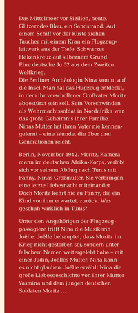 Zusatzmaterial KL 978 3 596 70162 9 vorne von Piccola Sicilia: Roman von Daniel Speck