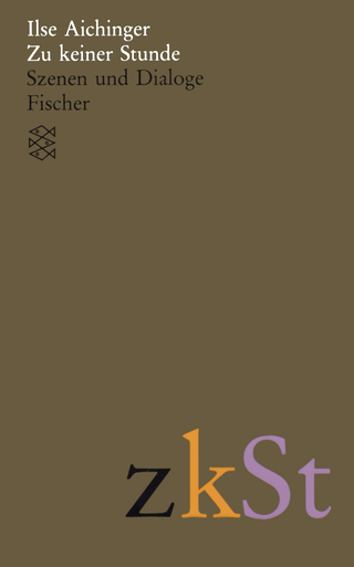 Buchcover von Zu keiner Stunde: Szenen und Dialoge