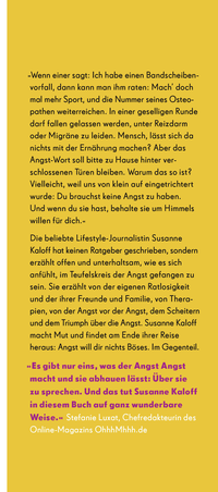 Zusatzmaterial KL 978 3 596 70030 1 vorne von Angst ist nichts für Feiglinge: Mein Exit aus der Panik von Susanne Kaloff