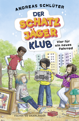 Buchcover von Der Schatzjäger-Klub – Vier für ein neues Fahrrad  von Andreas Schlüter