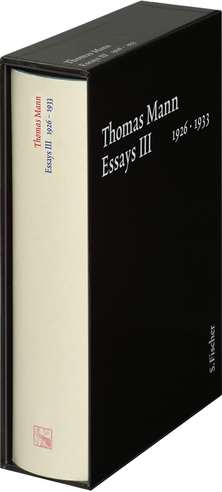 Buchcover von Essays III 1926–1933: Text