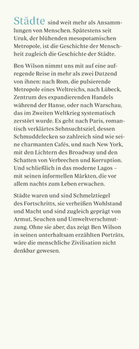 Zusatzmaterial KL 978 3 10 397370 9 vorne von Metropolen: Die Weltgeschichte der Menschheit in den Städten  von Ben Wilson