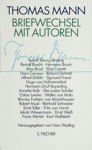 Buchcover von Briefwechsel mit Autoren