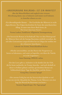 Zusatzmaterial U3 978 3 596 70253 4 von Underground Railroad: Roman von Colson Whitehead