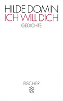 Buchcover von Ich will dich: Gedichte von Hilde Domin