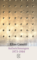 Buchcover von Aufzeichnungen 1973 - 1984 von Elias Canetti