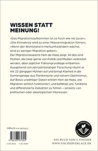 Zusatzmaterial 9783103975345 U4 von Migration: 22 populäre Mythen und was wirklich hinter ihnen steckt von Hein de Haas