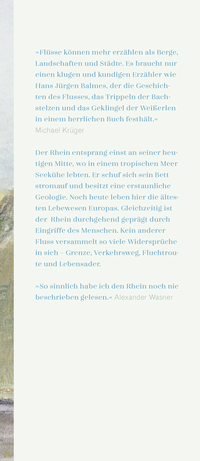 Zusatzmaterial KL 978 3 10 397430 0 vorne von Der Rhein: Biographie eines Flusses von Hans Jürgen Balmes