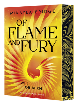 Buchcover von Of Flame and Fury von Mikayla Bridge