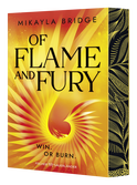 Buchcover von Of Flame and Fury von Mikayla Bridge