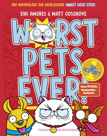 Buchcover von Worst Pets Ever – Eingesperrt! von Matt Cosgrove, Eva Amores