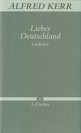 Buchcover von Liebes Deutschland: Gedichte von Thomas Koebner