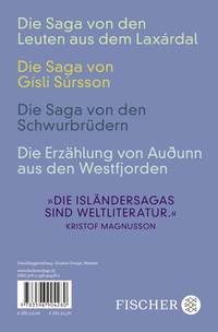 Zusatzmaterial 9783596904280 U4 von Isländersagas 2