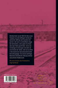 Zusatzmaterial 9783103975543 U4 von Anus Mundi: Fünf Jahre Auschwitz von Wiesław Kielar