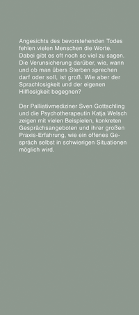 Zusatzmaterial KL 978 3 596 70536 8 vorne von Übers Sterben reden: Wie Kommunikation in schwierigen Situationen gelingt von Sven Gottschling, Katja Welsch