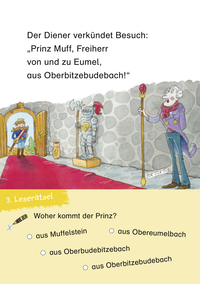 Zusatzmaterial PA 978 3 7373 3384 9 innen 001 von Duden Leseprofi – Der superspannende 3-Minuten-Leserätsel-Block für Erstleser: 80 knifflige Aufgaben  von Susanna Moll