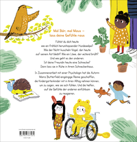 Zusatzmaterial 9783737373470 U4 von Mal starker Bär, mal stille Maus: So kannst du sagen, wie du dich fühlst von Moira Butterfield, Gwen Millward