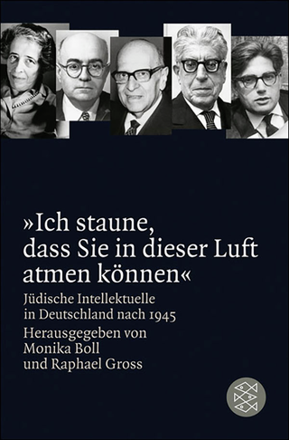 Buchcover von »Ich staune, dass Sie in dieser Luft atmen können«: Jüdische Intellektuelle in Deutschland nach 1945