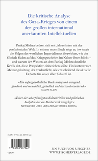 Zusatzmaterial 9783103977042 U4 von Die Welt nach Gaza von Pankaj Mishra