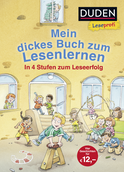 Buchcover von Duden Leseprofi – Mein dickes Buch zum Lesenlernen: In 4 Stufen zum Leseerfolg: Kinderbuch für Erstleser ab 5 Jahren von Luise Holthausen, Jutta Wilke, Alexandra Fischer-Hunold, Hanneliese Schulze