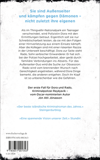 Zusatzmaterial 9783651001343 U4 von Schmerz : Ein Fall für Dora und Rado von Jón Atli Jónasson