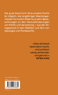 Zusatzmaterial 9783103976632 U4 von Gute Politik: Was wir dafür brauchen von Peter Kurz