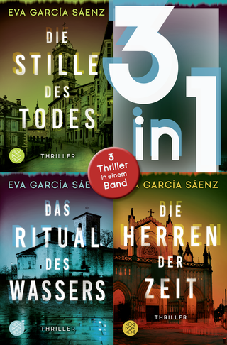 Buchcover von Die Stille des Todes / Das Ritual des Wassers / Die Herren der Zeit - Drei Thriller in einem Band