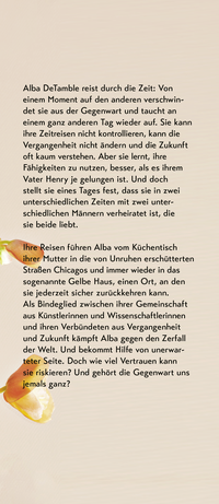 Zusatzmaterial KL 978 3 10 397780 6 vorne von Die Unruhe der Zeit: Roman von Audrey Niffenegger