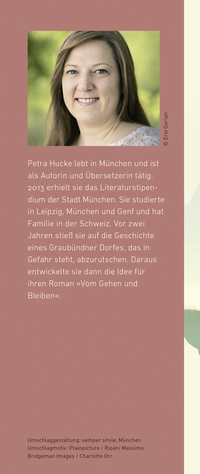 Zusatzmaterial KL 978 3 8105 3080 6 hinten von Vom Gehen und Bleiben: Roman von Petra Hucke