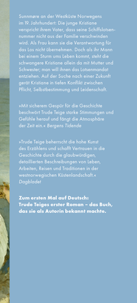 Zusatzmaterial KL 978 3 949465 27 7 vorne von Der Gesang der See: Roman von Trude Teige
