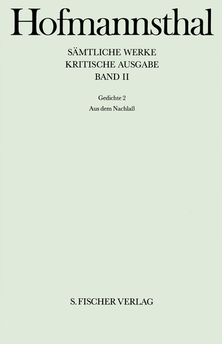 Buchcover von Gedichte 2: Aus dem Nachlaß
