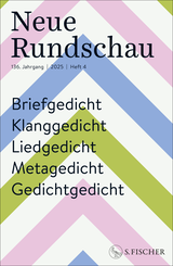 Buchcover von Neue Rundschau 2025/4: Briefgedicht Klanggedicht Liedgedicht Metagedicht Gedichtgedicht von Michael Lentz