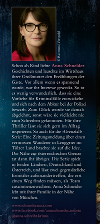 Zusatzmaterial KL 978 3 596 70690 7 hinten von Grenzfall - In der Stille des Waldes: Kriminalroman von Anna Schneider
