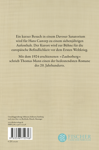 Zusatzmaterial 9783596712748 U4 von Der Zauberberg: Roman von Thomas Mann