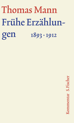 Buchcover von Frühe Erzählungen 1893-1912 von Thomas Mann