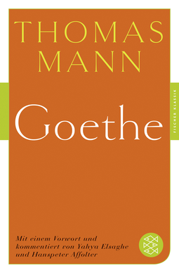 Buchcover von Goethe von Thomas Mann