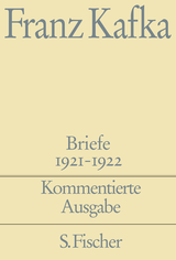 Buchcover von Briefe 1921-1922: Band 5 (Kommentierte Ausgabe) von Franz Kafka