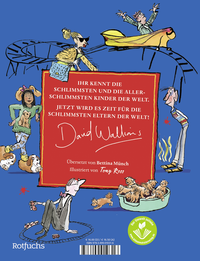 Zusatzmaterial 9783757100377 U4 von Die schlimmsten Eltern der Welt von David Walliams, Tony Ross