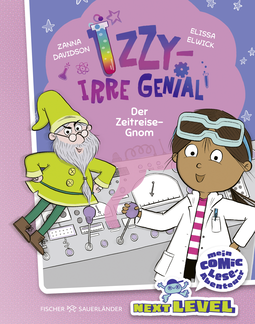 Buchcover von Izzy – irre genial: Der Zeitreise-Gnom von Zanna Davidson