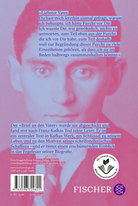Zusatzmaterial 9783596709601 U4 von Brief an den Vater von Franz Kafka