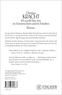 Zusatzmaterial 9783596705887 U4 von Ich werde hier sein im Sonnenschein und im Schatten: Roman von Christian Kracht