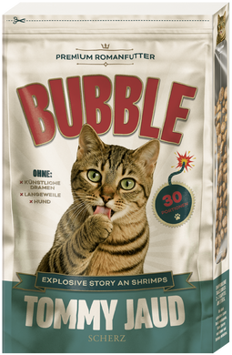Buchcover von Bubble – Explosive Story an Shrimps: Premium Romanfutter von Tommy Jaud