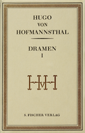 Buchcover von Dramen I: Gesammelte Werke in Einzelausgaben von Hugo von Hofmannsthal